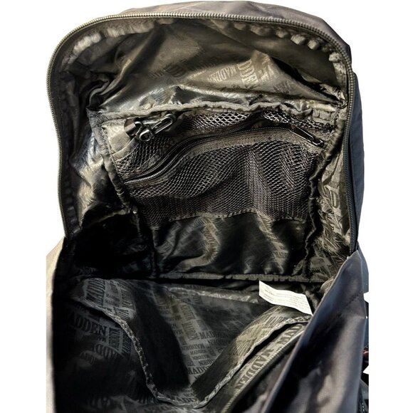 Steve Madden Black Casual Water Resistant Polyester Backpack (MM-066) 22"x18" - Picture 9 of 12